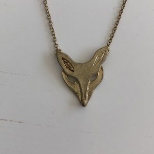 Banana Republic fox necklace